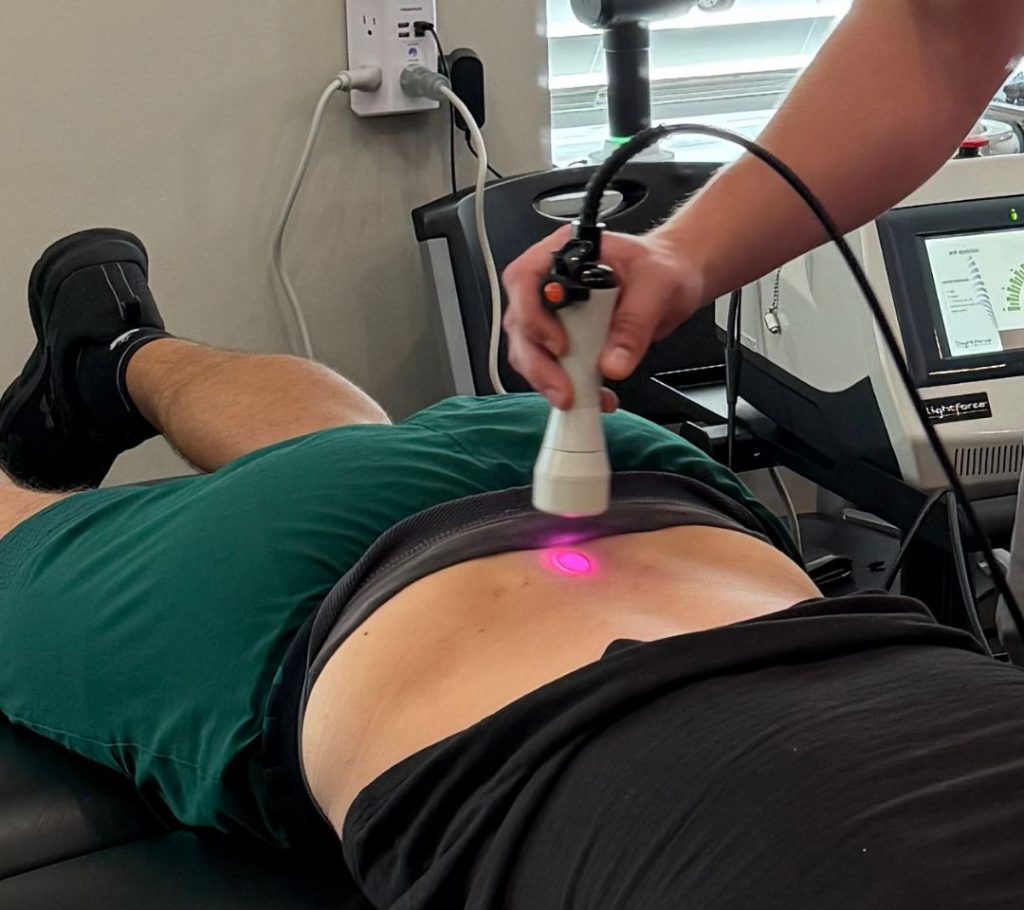 laser therapy session image